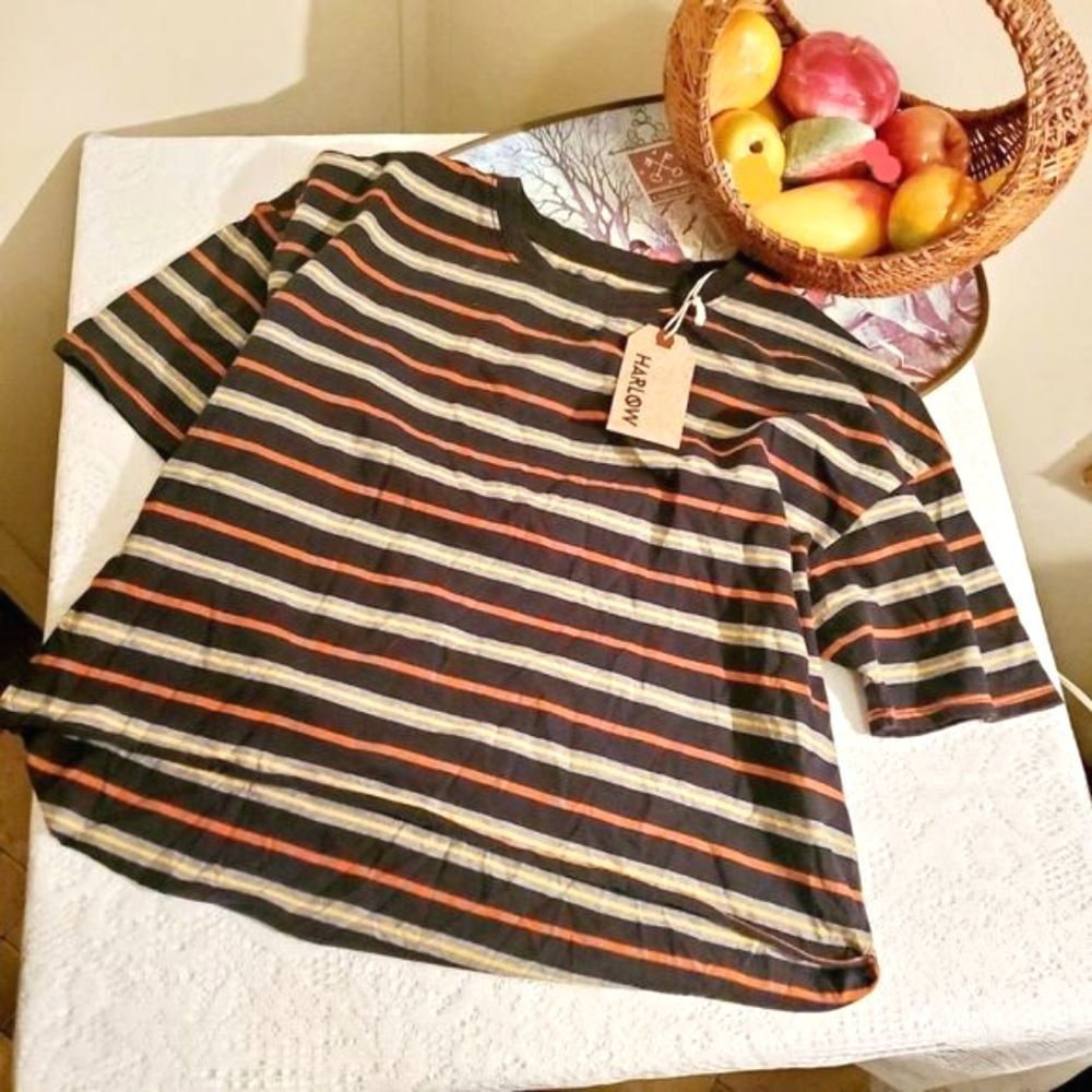NWT Harlow XS Piper Striped Tee
